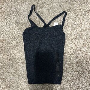 Women's Black Sleeveless Top